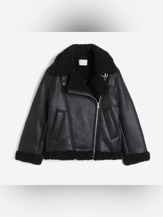 H&M Jackets & Blazers - H&M oversized Moto jacket